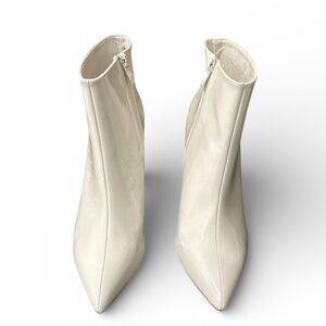 Allegra K Elegant White Boots